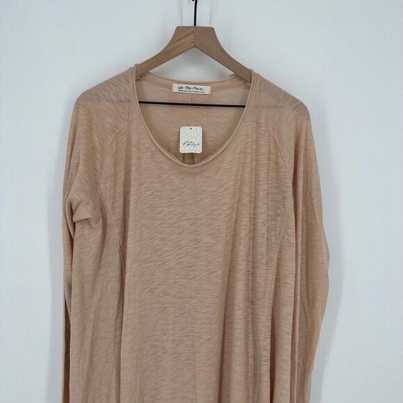 We the free people top womens medium misty pink aria trapeze tunic flowy nwt - Picture 3 of 10